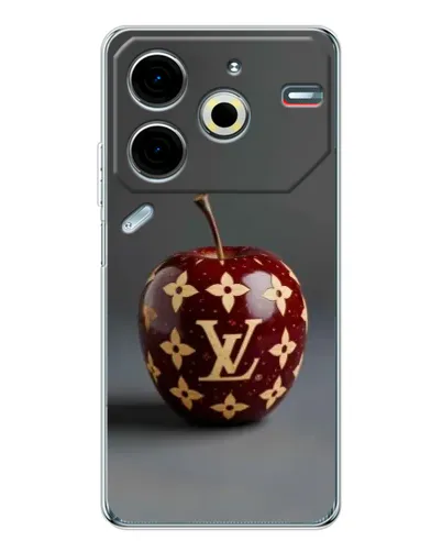 Чохол для TECNO Pova 7 Pro з картинкою «Червоне яблуко LV» Чохол для TECNO Pova 7 Pro з картинкою «Червоне яблуко LV»