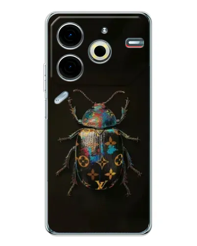 Чохол для TECNO Pova 7 Pro з картинкою «LV — мармуровий принт» Чохол для TECNO Pova 7 Pro з картинкою «LV — мармуровий принт»