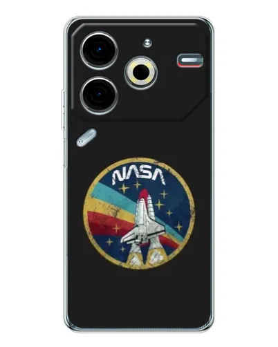 Чохол для TECNO Pova 7 Pro з картинкою «NASA — емблема місії»