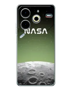 Чохол для TECNO Pova 7 Pro з картинкою «NASA — місячний градієнт»
