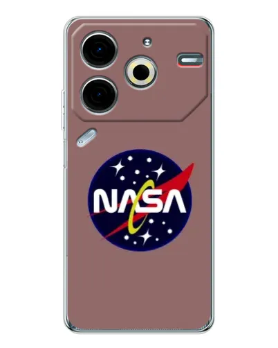Чохол для TECNO Pova 7 Pro з картинкою «NASA — ретро космос»