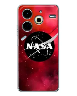 Чохол для TECNO Pova 7 Pro з картинкою «NASA — червона туманність»