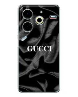 Чохол для TECNO Pova 7 Pro з картинкою «Gucci — шовкові хвилі»