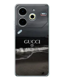 Чохол для TECNO Pova 7 Pro з картинкою «Gucci — морський прибій»