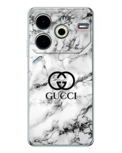 Чохол для TECNO Pova 7 Pro з картинкою «Gucci — мармуровий шик»