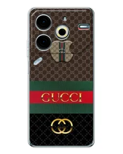 Чохол для TECNO Pova 7 Pro з картинкою «Gucci — брендований десерт»