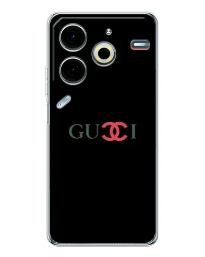 Чохол для TECNO Pova 7 Pro з картинкою «Gucci — червоний градієнт»