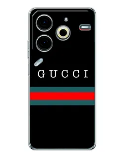 Чохол для TECNO Pova 7 Pro з картинкою «Gucci — червоний пояс»