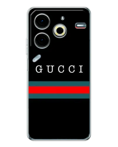 Чохол для TECNO Pova 7 Pro з картинкою «Gucci — червоний пояс»