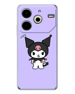 Чехол для TECNO Pova 7 Pro с картинкой «Kuromi — нежный фиолетовый» Чехол для TECNO Pova 7 Pro с картинкой «Kuromi — нежный фиолетовый»