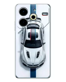 Чохол для TECNO Pova 7 Pro з картинкою «Вид зверху — BMW M»