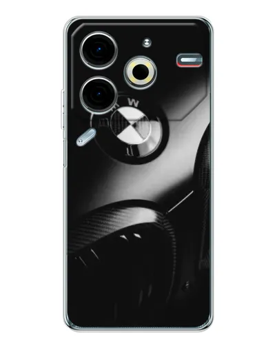 Чехол для TECNO Pova 7 Pro с картинкой «Эмблема BMW — макро» Чехол для TECNO Pova 7 Pro с картинкой «Эмблема BMW — макро»