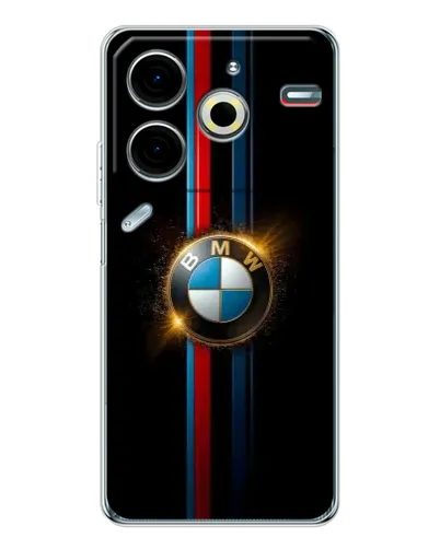 Чехол для TECNO Pova 7 Pro с картинкой «BMW M-Power неон» Чехол для TECNO Pova 7 Pro с картинкой «BMW M-Power неон»