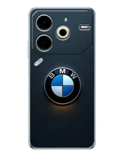 Чехол для TECNO Pova 7 Pro с картинкой «Логотип BMW — минимализм» Чехол для TECNO Pova 7 Pro с картинкой «Логотип BMW — минимализм»
