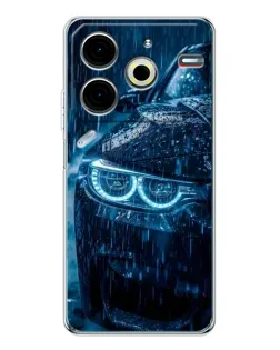 Чехол для TECNO Pova 7 Pro с картинкой «BMW под дождем» Чехол для TECNO Pova 7 Pro с картинкой «BMW под дождем»