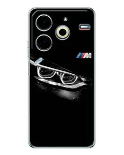 Чехол для TECNO Pova 7 Pro с картинкой «BMW — взгляд тигра» Чехол для TECNO Pova 7 Pro с картинкой «BMW — взгляд тигра»
