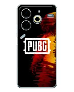 Чохол для TECNO Pova 7 Pro з картинкою «Яскравий логотип PUBG»