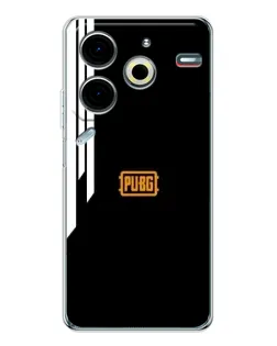 Чохол для TECNO Pova 7 Pro з картинкою «PUBG — вертикальні лінії»