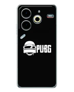 Чохол для TECNO Pova 7 Pro з картинкою «PUBG — класичний лого»