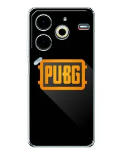 Чохол для TECNO Pova 7 Pro з картинкою «PUBG — рамка лого»