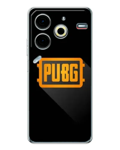 Чохол для TECNO Pova 7 Pro з картинкою «PUBG — рамка лого» Чохол для TECNO Pova 7 Pro з картинкою «PUBG — рамка лого»