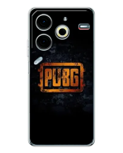 Чохол для TECNO Pova 7 Pro з картинкою «PUBG — золотий логотип» Чохол для TECNO Pova 7 Pro з картинкою «PUBG — золотий логотип»