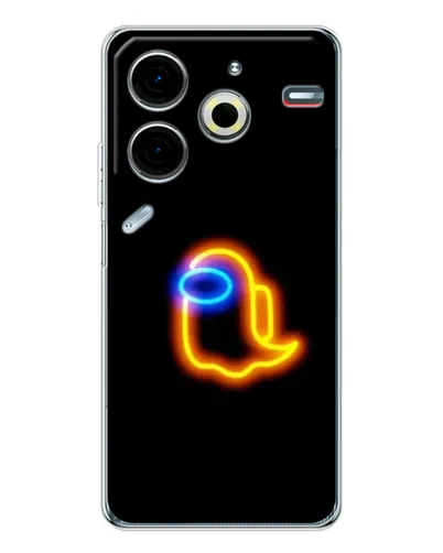Чохол для TECNO Pova 7 Pro з картинкою «Among Us неонове сяйво»