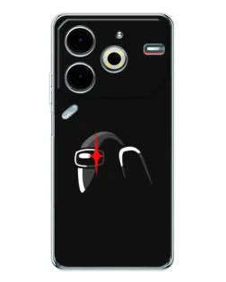 Чохол для TECNO Pova 7 Pro з картинкою «Among Us шолом»