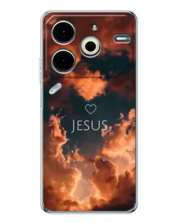 Чохол для TECNO Pova 7 Pro з картинкою «Сяйво Імені Jesus»