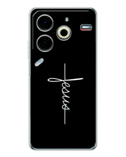 Чохол для TECNO Pova 7 Pro з картинкою «Тонка лінія віри»