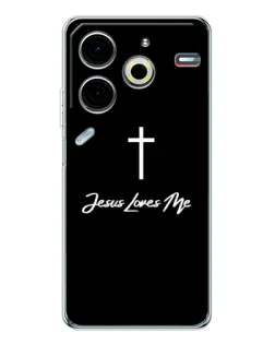 Чохол для TECNO Pova 7 Pro з картинкою «Ісус любить тебе»