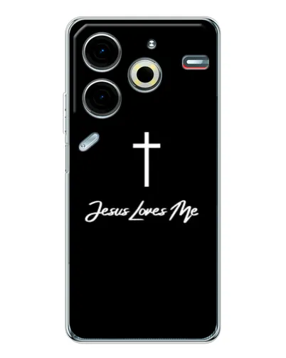 Чохол для TECNO Pova 7 Pro з картинкою «Ісус любить тебе»
