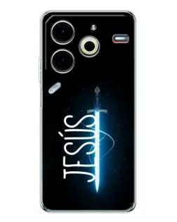 Чохол для TECNO Pova 7 Pro з картинкою «Меч Духа Jesus»