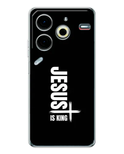 Чохол для TECNO Pova 7 Pro з картинкою «Вертикаль віри Jesus»