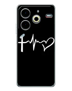 Чехол для TECNO Pova 7 Pro с картинкой «Пульс веры»