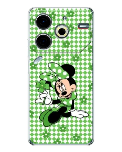 Чохол для TECNO Pova 7 Pro з картинкою «Mickey в клітинку» Чохол для TECNO Pova 7 Pro з картинкою «Mickey в клітинку»