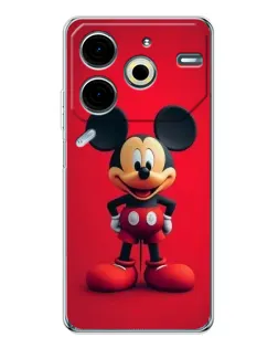 Чохол для TECNO Pova 7 Pro з картинкою «Mickey в повний зріст»