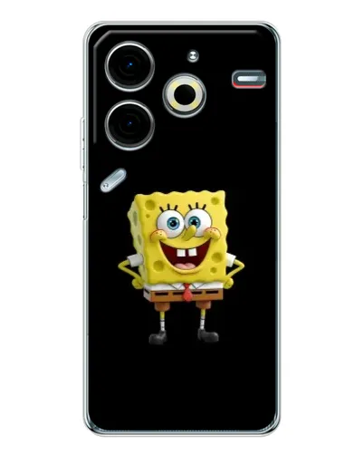 Чохол для TECNO Pova 7 Pro з картинкою «Класичний Губка Боб»