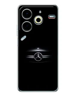 Чохол для TECNO Pova 7 Pro з картинкою «Mercedes — абстрактні лінії»