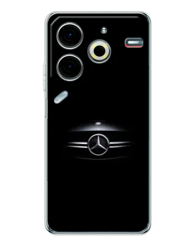 Чехол для TECNO Pova 7 Pro с картинкой «Mercedes — абстрактные линии»