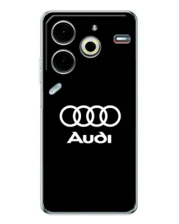 Чохол для TECNO Pova 7 Pro з картинкою «Класичне лого Audi»