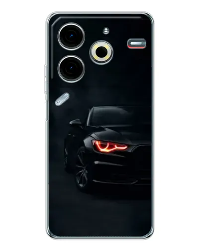 Чехол для TECNO Pova 7 Pro с картинкой «Audi — хищный взгляд»