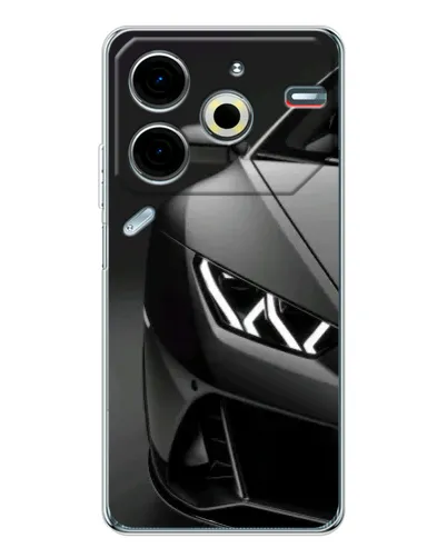 Чехол для TECNO Pova 7 Pro с картинкой «Lamborghini фары детализация» Чехол для TECNO Pova 7 Pro с картинкой «Lamborghini фары детализация»