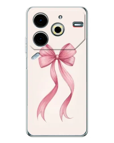 Чехол для TECNO Pova 7 Pro с картинкой «Розовый бант» Чехол для TECNO Pova 7 Pro с картинкой «Розовый бант»