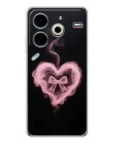 Чехол для TECNO Pova 7 Pro с картинкой «Дымчатое сердце» Чехол для TECNO Pova 7 Pro с картинкой «Дымчатое сердце»