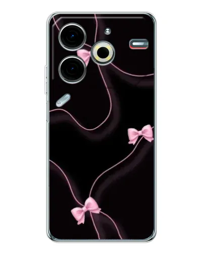 Чехол для TECNO Pova 7 Pro с картинкой «Розовые ленты» Чехол для TECNO Pova 7 Pro с картинкой «Розовые ленты»