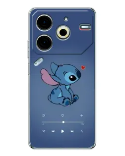 Чохол для TECNO Pova 7 Pro з картинкою «Музичний Stitch» Чохол для TECNO Pova 7 Pro з картинкою «Музичний Stitch»