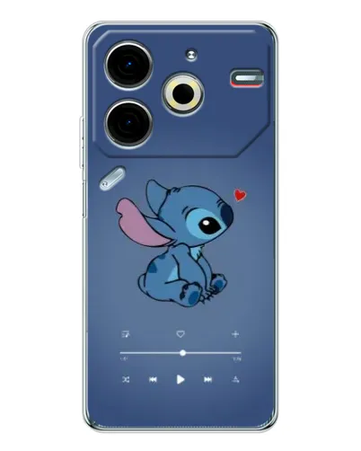 Чохол для TECNO Pova 7 Pro з картинкою «Музичний Stitch»