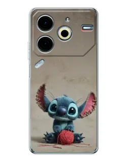 Чохол для TECNO Pova 7 Pro з картинкою «Стіч на чоричневому фоні» Чохол для TECNO Pova 7 Pro з картинкою «Стіч на чоричневому фоні»