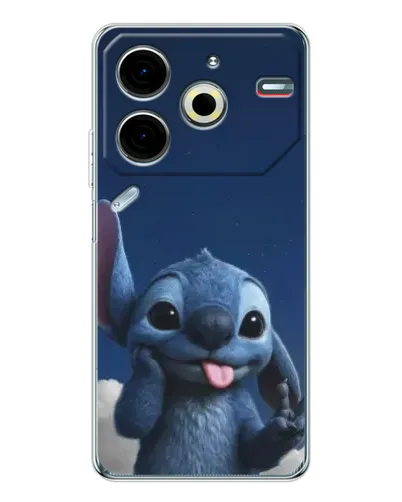 Чохол для TECNO Pova 7 Pro з картинкою «Стіч у хмарах»